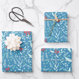 ho ho holidays wrapping paper geschenkpapier set
