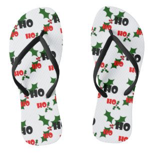 Ho Ho Holly & Berries Flip Flops Badesandalen