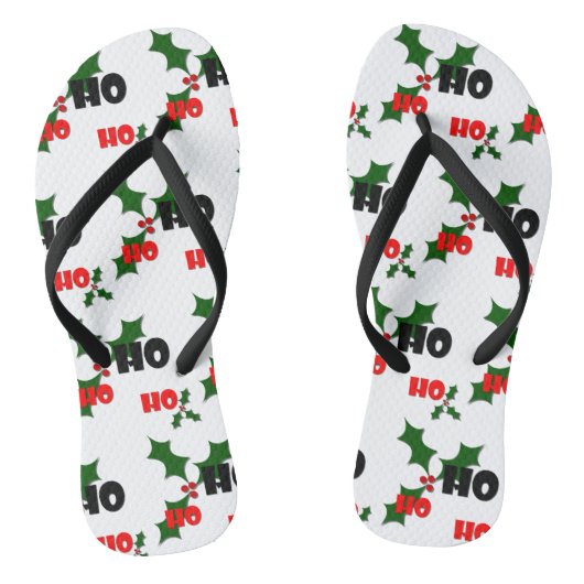 Ho Ho Holly & Berries Flip Flops Badesandalen (Fußbett)