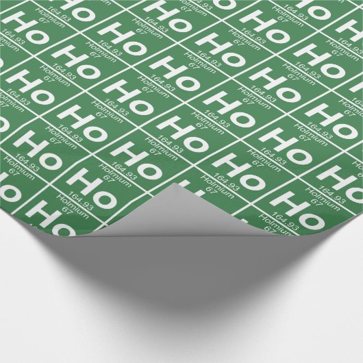 Ho-Ho-Holmium Geschenkpapier (Ecke)