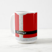 Ho Ho H'Omigosh Anpassbare Weihnachtsfeiertage Tas Kaffeetasse (Vorderseite Links)