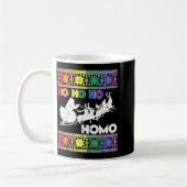 Ho Ho Homo Gay Ugly Xmas Sweater Funny Lgbt Christ Kaffeetasse (Links)