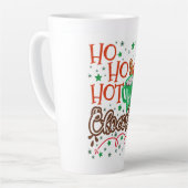 HO HO HOT Chocolate – Sweet & Festive Holiday Fun Milchtasse (Linke Ecke)