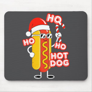 Ho Ho Hot Dog Lustiger Weihnachten – Festlicher Ho Mousepad