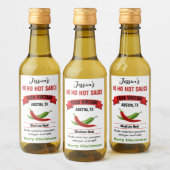 Ho Ho Hot Sauce Etikett CH002tr (Flaschen)