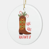 Ho Ho Howdy Keramik Ornament (Links)
