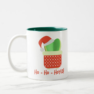Ho-Ho-Hoya Niedlich Weihnachten Weihnachtsfeier Pf Zweifarbige Tasse