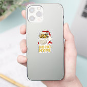HO HO HYPE – Santa Gold Aufkleber (Telefon)