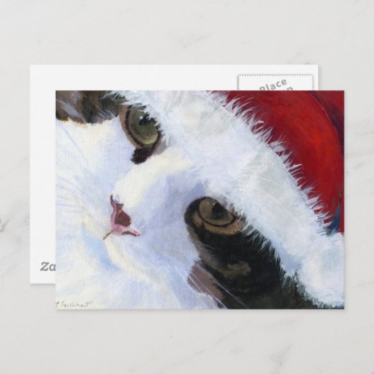 Ho Ho Kitty Cat Postkarte (Vorne/Hinten)