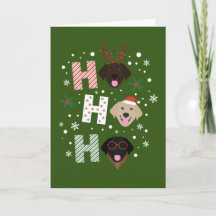 Ho Ho Labrador Retriever Frohe Weihnachten