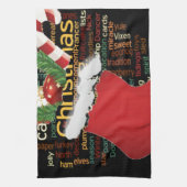 Ho-ho! Merry Christmas OHRTS and a Happy New Year Geschirrtuch (Vertikal)