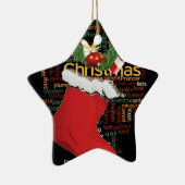 Ho-ho! Merry Christmas OHRTS and a Happy New Year Keramikornament (Rechts)