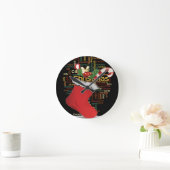 Ho-ho! Merry Christmas OHRTS and a Happy New Year Runde Wanduhr (Zuhause)