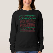 Ho Ho Mosexual Gay Pride Ugly Christmas Tree Lg Sweatshirt (Vorderseite)