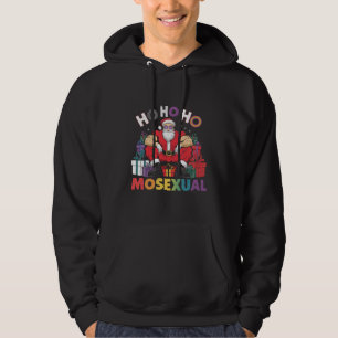 Ho Ho Mosexual Gay Santa LGBT Gay Pride Xmas Hoodie