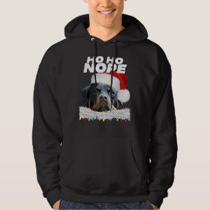Ho Ho Nope Rottweiler Niedlich Christmas Rottie Hoodie