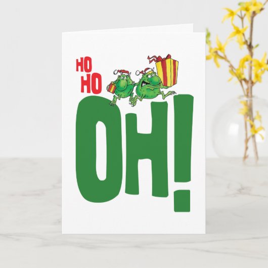 Ho Ho OH!!!! 2019 Karte (Gelbe Blume)