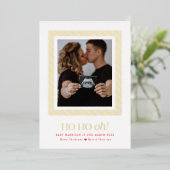 Ho Ho Oh Schwangerschaft Ankündigung Foil Holiday (Stehend vorne)