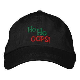 Ho Ho OOPS! Stickerei Bestickte Kappe