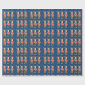 Ho Ho Piglets Geschenkpapier (Flach)