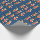 Ho Ho Piglets Geschenkpapier (Ecke)