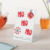 Ho Ho Red Bell und Lights Sockelschild (In SItu)