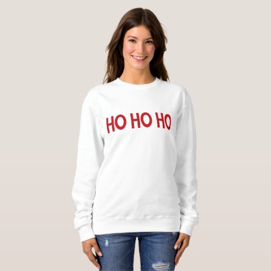 Ho Ho Red Christmas Sweatshirt (Vorne ganz)