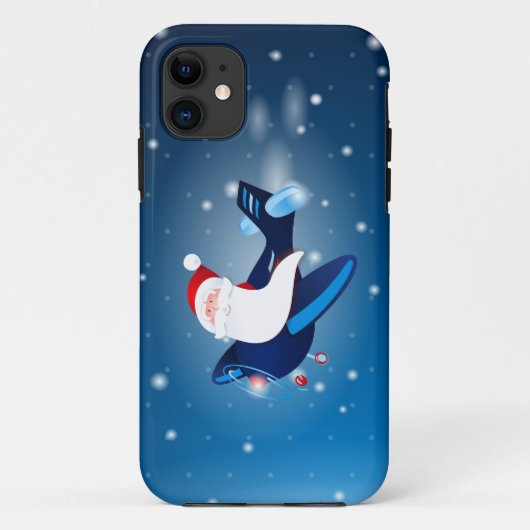 Ho ho! Santa im Flugzeug, iPhone5 Fall Case-Mate iPhone Hülle (Rückseite)