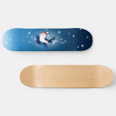 Ho ho! Santa im Flugzeug, Skate Skateboard (Horizontal)