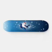 Ho ho! Santa im Flugzeug, Skate Skateboard (Horizontal)