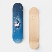 Ho ho! Santa im Flugzeug, Skate Skateboard (Vorderseite)