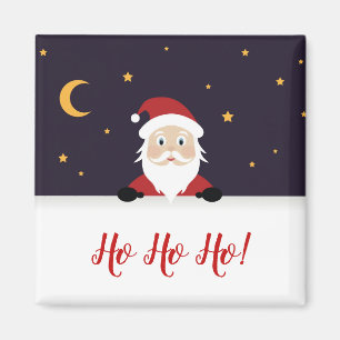 Ho ho santa slaus Winterferien heilige Nacht Magnet