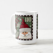 Ho Ho Santa Whimsical Niedlich Coffee Tasse (Vorderseite Links)