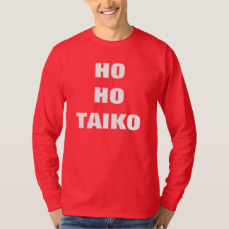 HO HO TAIKO Weihnachtst-shirt lange Hülse T-Shirt