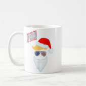 Ho Ho Trump Weihnachtsfest Funny Präsident Trump P Kaffeetasse (Links)