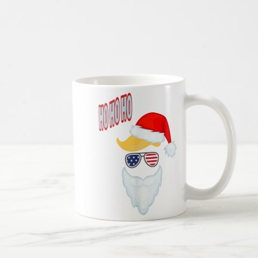 Ho Ho Trump Weihnachtsfest Funny Präsident Trump P Kaffeetasse (Rechts)