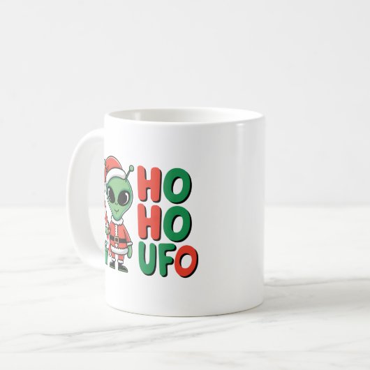 Ho Ho UFO Kaffeetasse (Vorderseite Links)