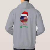 HO HO USA HOODIE (Rückseite)