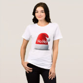 "Ho Ho Weihnachten Frauen T - Shirt - Spaß (Vorderseite voll)