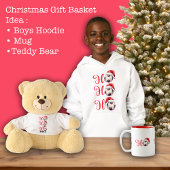 Ho Ho Weihnachten Fußball-Boys Hoodie