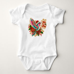 Ho Ho Weihnachten Kolibri Baby T-Shirt Strampler