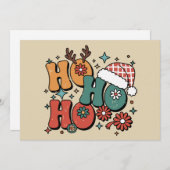 Ho Ho Weihnachten Ugly Xmas Weihnachtsmannmütze Gr (Vorne/Hinten)