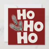 Ho Ho Weihnachten Weihnachtsgeschenke Saison (Vorderseite)