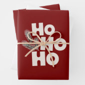 Ho Ho Weihnachten Weihnachtsgeschenke Saison Geschenkpapier Set (Beispiel)
