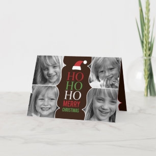 HO HO Weihnachts-/Feiertagskarte Feiertagskarte