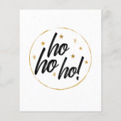 Ho ho! Weihnachts-Party Flyer (Hinten)