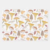 Ho ho Weihnachtsbäume und Pilzmuster Niedlich Geschenkpapier Set (Vorderseite 3)