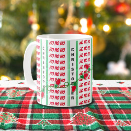 HO HO Weihnachtsfeierliche Tasse