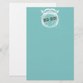 Ho-Ho Weihnachtsfeiertag Weihnachtsfest - Weihnach Briefpapier (Vorne/Hinten)