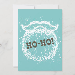 Ho-Ho Weihnachtsfeiertag Weihnachtsfest - Weihnach Feiertagskarte
